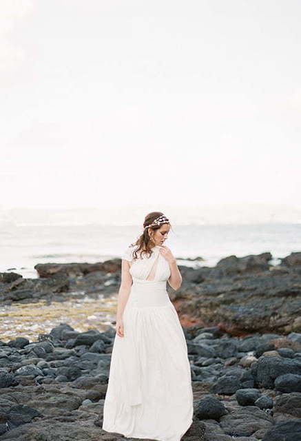 Свадебное платье Desma. Силуэт А-силуэт, Прямое. Цвет Белый / Молочный. Вид 6