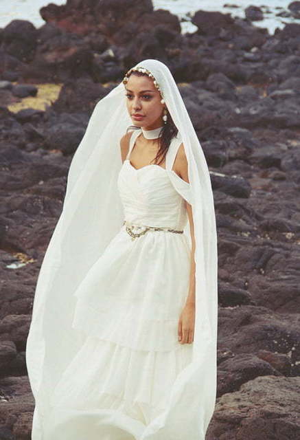 Свадебное платье Athena. Силуэт А-силуэт, Прямое. Цвет Белый / Молочный. Вид 2