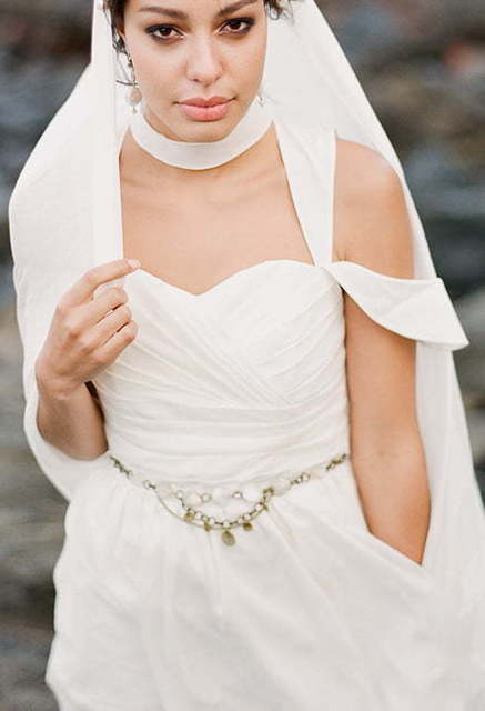 Свадебное платье Athena. Силуэт А-силуэт, Прямое. Цвет Белый / Молочный. Вид 7