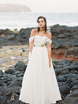 Свадебное платье Calypso. Силуэт А-силуэт. Цвет Белый / Молочный. Вид 1