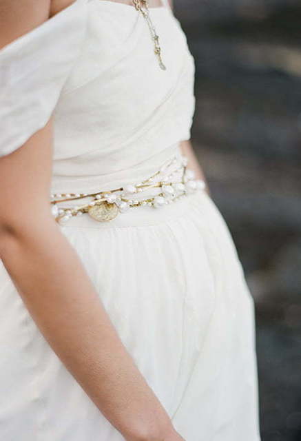 Свадебное платье Calypso. Силуэт А-силуэт. Цвет Белый / Молочный. Вид 7