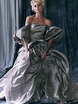 Свадебное платье Ganna. Силуэт Пышное, А-силуэт. Цвет Пепельный / Металлик. Вид 1