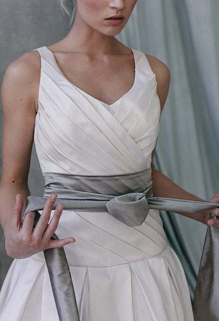 Свадебное платье Monifa. Силуэт А-силуэт, Прямое. Цвет Белый / Молочный. Вид 5