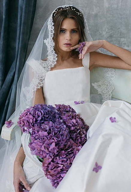 Свадебное платье Kibella. Силуэт Пышное, А-силуэт. Цвет Белый / Молочный. Вид 2