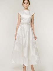 Свадебное платье Yvette. Силуэт А-силуэт. Цвет Белый / Молочный. Вид 1