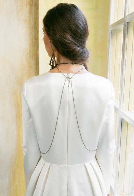 Свадебное платье Alba. Силуэт А-силуэт. Цвет Белый / Молочный. Вид 2