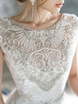 Свадебное платье Animaisa. Силуэт А-силуэт, Прямое. Цвет Белый / Молочный, Пепельный / Металлик. Вид 10