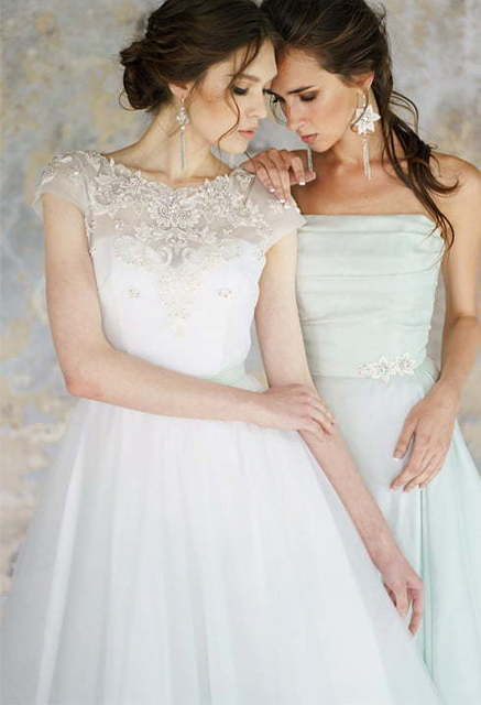 Свадебное платье Antonia. Силуэт А-силуэт. Цвет Белый / Молочный. Вид 7