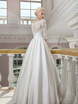 Свадебное платье 1215. Силуэт А-силуэт. Цвет Белый / Молочный. Вид 2