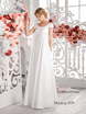 Свадебное платье 929. Силуэт А-силуэт, Прямое, Греческий. Цвет Белый / Молочный. Вид 1