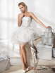 Свадебное платье 438. Силуэт А-силуэт. Цвет Белый / Молочный. Вид 1