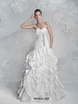 Свадебное платье 509. Силуэт А-силуэт. Цвет Белый / Молочный. Вид 1