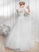 Свадебное платье 1023. Силуэт А-силуэт. Цвет Белый / Молочный. Вид 2