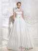 Свадебное платье 1012. Силуэт А-силуэт. Цвет Белый / Молочный. Вид 1