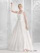 Свадебное платье 1140. Силуэт А-силуэт. Цвет Белый / Молочный. Вид 1