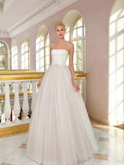 Свадебное платье 1223. Силуэт Пышное, А-силуэт. Цвет Белый / Молочный. Вид 1