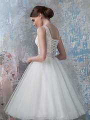 Свадебное платье 459. Силуэт Пышное, А-силуэт. Цвет Белый / Молочный, Айвори / Капучино. Вид 2