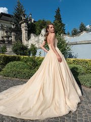 Свадебное платье Deizy. Силуэт А-силуэт. Цвет Айвори / Капучино, Персик / Оранжевый. Вид 2