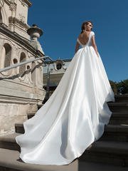 Свадебное платье Dominica. Силуэт А-силуэт. Цвет Белый / Молочный. Вид 2