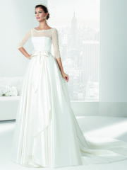 Свадебное платье Sable. Силуэт А-силуэт. Цвет Белый / Молочный. Вид 1