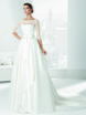 Свадебное платье Sable. Силуэт А-силуэт. Цвет Белый / Молочный. Вид 1