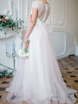 Свадебное платье Tourmaline. Силуэт А-силуэт. Цвет Белый / Молочный, оттенки Розового. Вид 2