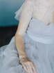 Свадебное платье Orchid. Силуэт А-силуэт. Цвет Пепельный / Металлик, Голубой / Синий. Вид 6