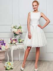 Свадебное платье Анабель. Силуэт А-силуэт, Прямое. Цвет Белый / Молочный. Вид 1