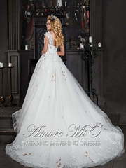 Свадебное платье Северина. Силуэт А-силуэт. Цвет Белый / Молочный. Вид 2