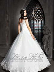 Свадебное платье Шейла. Силуэт А-силуэт. Цвет Белый / Молочный. Вид 2