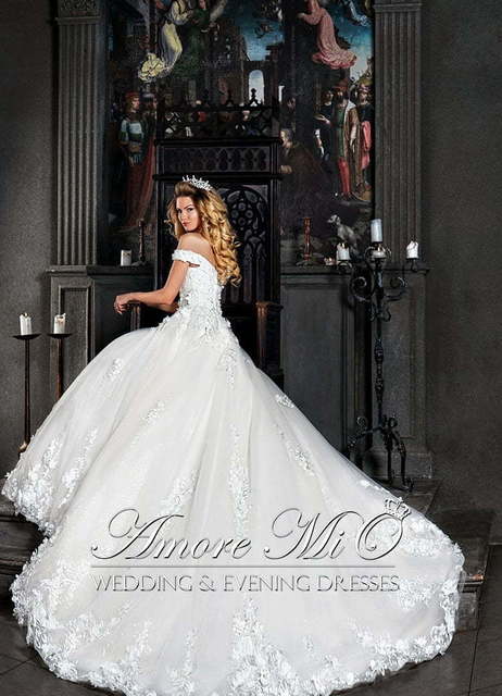 Свадебное платье Соланж. Силуэт А-силуэт. Цвет Белый / Молочный. Вид 2