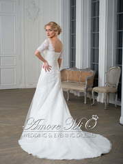 Свадебное платье Габриэлла. Силуэт А-силуэт. Цвет Белый / Молочный. Вид 2