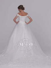 Свадебное платье Злата. Силуэт Пышное, А-силуэт. Цвет Белый / Молочный. Вид 2