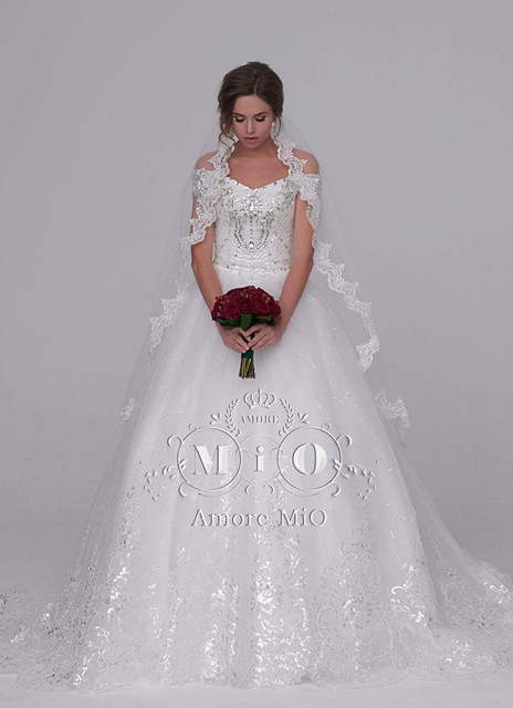 Свадебное платье Злата. Силуэт Пышное, А-силуэт. Цвет Белый / Молочный. Вид 4