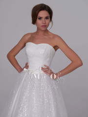 Свадебное платье Мишель. Силуэт Пышное, А-силуэт. Цвет Белый / Молочный. Вид 2