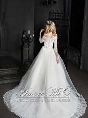 Свадебное платье Фируза. Силуэт Пышное, А-силуэт. Цвет Белый / Молочный. Вид 2