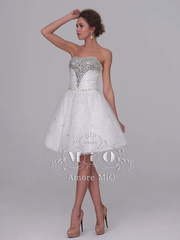 Свадебное платье Мадлен 1. Силуэт А-силуэт. Цвет Белый / Молочный. Вид 1