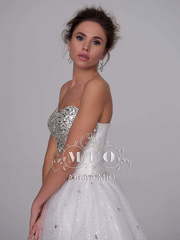 Свадебное платье Мадлен 1. Силуэт А-силуэт. Цвет Белый / Молочный. Вид 2