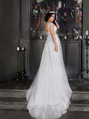 Свадебное платье Валенсия. Силуэт А-силуэт. Цвет Белый / Молочный. Вид 2