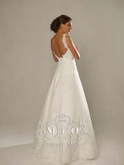 Свадебное платье Катарина 1. Силуэт А-силуэт. Цвет Белый / Молочный. Вид 2