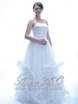 Свадебное платье Тиа. Силуэт А-силуэт. Цвет Белый / Молочный. Вид 1