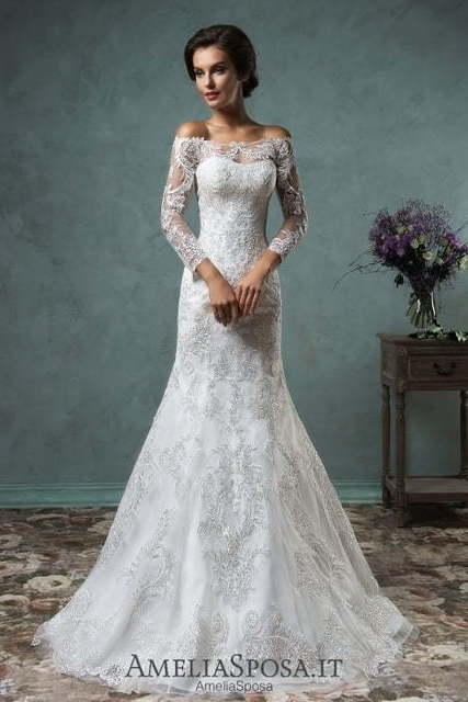 Свадебное платье Celeste. Силуэт Пышное, А-силуэт. Цвет Белый / Молочный. Вид 5