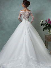 Свадебное платье Nova. Силуэт Пышное, А-силуэт. Цвет Белый / Молочный. Вид 2