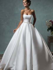 Свадебное платье Melissa. Силуэт Пышное, А-силуэт. Цвет Белый / Молочный. Вид 1