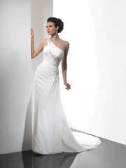 Свадебное платье Teagan. Силуэт А-силуэт. Цвет Белый / Молочный. Вид 1