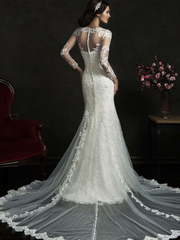 Свадебное платье Teofila. Силуэт А-силуэт. Цвет Белый / Молочный. Вид 2