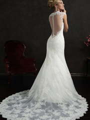 Свадебное платье Valensia. Силуэт А-силуэт, Рыбка. Цвет Белый / Молочный. Вид 2