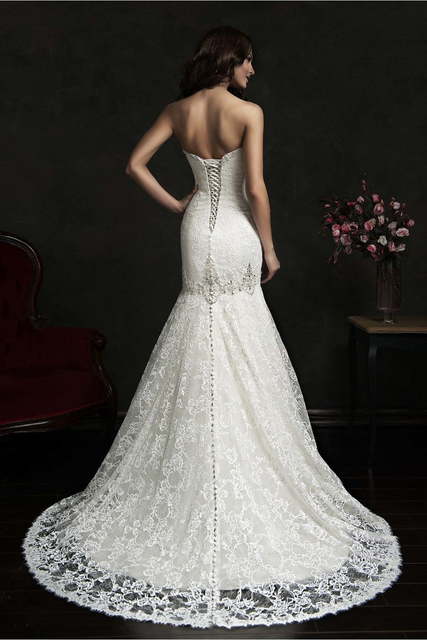 Свадебное платье Adora. Силуэт А-силуэт. Цвет Белый / Молочный. Вид 2