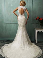 Свадебное платье Loretta. Силуэт А-силуэт. Цвет Айвори / Капучино. Вид 2