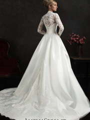 Свадебное платье Elissa. Силуэт А-силуэт. Цвет Белый / Молочный. Вид 2